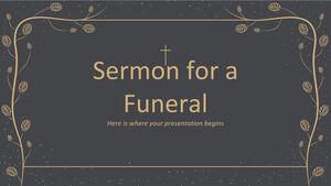 장례식을 위한 설교
