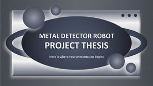 Tesi di progetto di un robot rivelatore di metalli