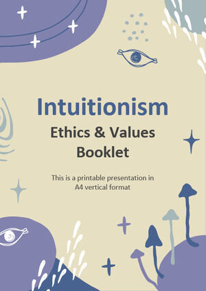 Intuitionism - Ethics & Values Booklet