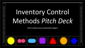 Pitch Deck de Métodos de Controle de Inventário