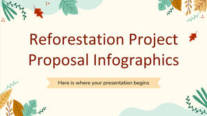 Infographie de proposition de projet de reboisement