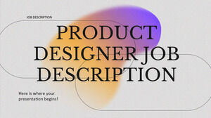 產品設計師職位描述