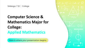 Jurusan Ilmu Komputer & Matematika untuk Perguruan Tinggi: Matematika Terapan