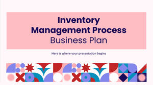 Plano de negócios do processo de gerenciamento de estoque