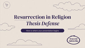 Soutenance de thèse sur la résurrection en religion