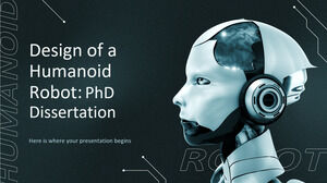 Diseño de un robot humanoide: tesis doctoral