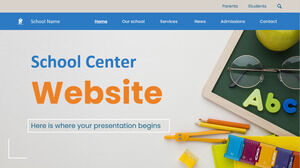 Design do site do centro escolar
