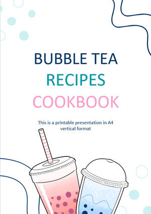 كتاب الطبخ وصفات الشاي فقاعة