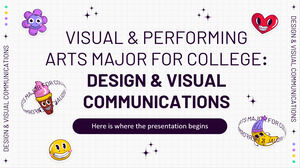 Specializare în Arte vizuale și spectacole pentru facultate: Design și comunicare vizuală