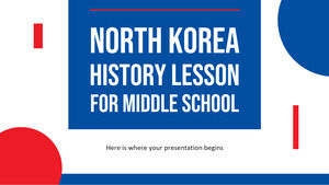 Lección de historia de Corea del Norte para la escuela secundaria