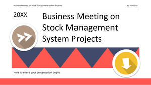 Reunião de Negócios sobre Projetos de Sistema de Gestão de Estoques