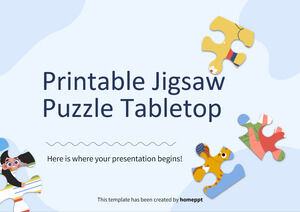 Printable Jigsaw Puzzle Tabletop