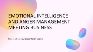 Emotional Intelligence and Anger Management Meeting Business