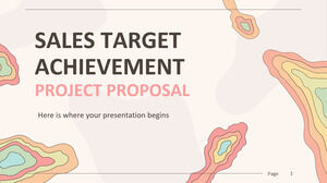 Proposal Proyek Pencapaian Target Penjualan