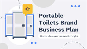 便携式厕所品牌商业计划