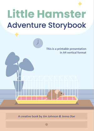 Libro de cuentos de aventuras del pequeño hámster