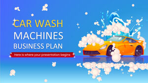 Plano de Negócios de Máquinas de Lavar Carros