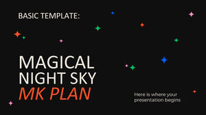 Plantilla Básica: Plan MK del Cielo Nocturno Mágico