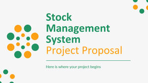 Propunere de proiect Sistem de management al stocurilor