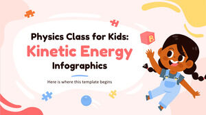 Çocuklar İçin Fizik Dersi: Kinetik Enerji İnfografikleri