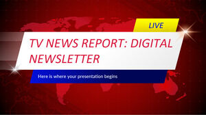 Informe de noticias de televisión: boletín digital