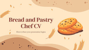 Bread and Pastry Chef CV