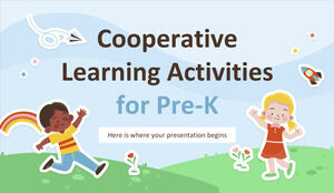 Cooperative Learning Activities for Pre-K