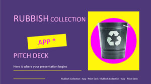Presentazione dell'app per la raccolta dei rifiuti