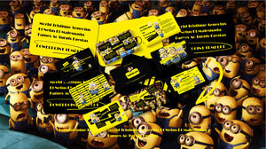 Templat PPT Buku Kerja "Little Yellow Man".