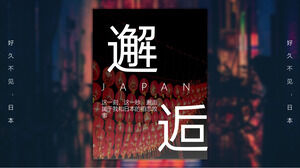 Unduh Template PPT Album Pariwisata Jepang "Encounter".