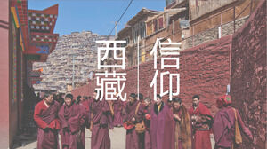 Descărcare album de turism PPT „Credința tibetană”.