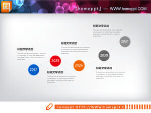 Téléchargez 23 graphiques PPT de la chronologie du développement de l'entreprise