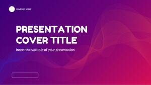 Free Powerpoint Template for Lineal Shape