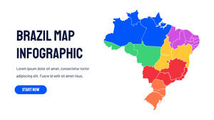 Brezilya için Ücretsiz Powerpoint Şablonu