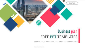 Бесплатный шаблон Powerpoint для слайдов бизнес-модели