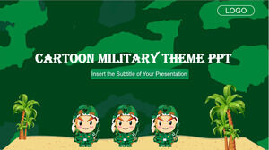 PowerPoint-Vorlagen zum Thema Militär im Cartoon-Stil
