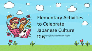 Activités élémentaires pour célébrer la Journée de la culture japonaise