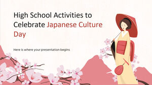 庆祝日本文化日的高中活动