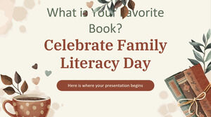 What is your favorite book? Celebrate Family Literacy Day