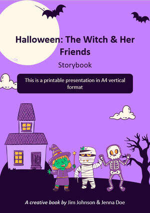 Halloween: Die Hexe und ihre Freunde Märchenbuch