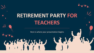 Fête de retraite pour les enseignants