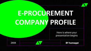 E-Procurement Company Profile