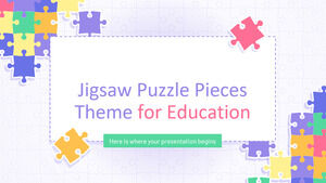 Jigsaw Puzzle Pieces Theme เพื่อการศึกษา