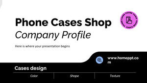 Capas de telefone Shop Perfil da empresa