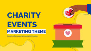 Tema de Marketing de Evento de Caridade