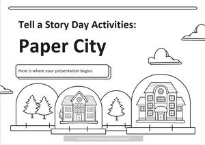 Tell a Story Day Activities: Paper City