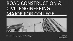 Especialização em Construção de Estradas e Engenharia Civil para a Faculdade
