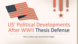 Développements politiques des États-Unis après la Seconde Guerre mondiale Soutenance de thèse