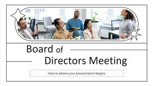 Заседание Совета директоров