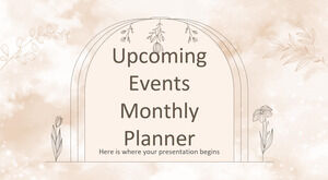 Planificatorul lunar de evenimente viitoare